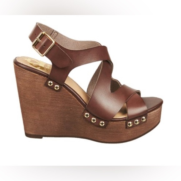 Fergie Lauren Wedges Platform Sandals - Picture 6 of 6